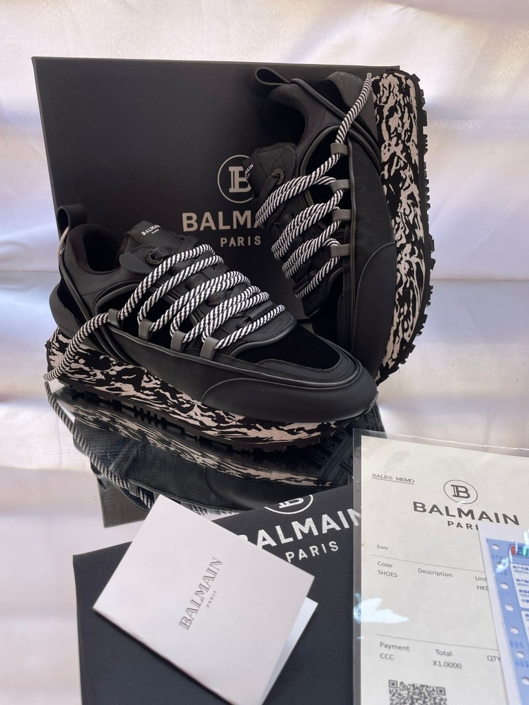Balmain Negro Blanco