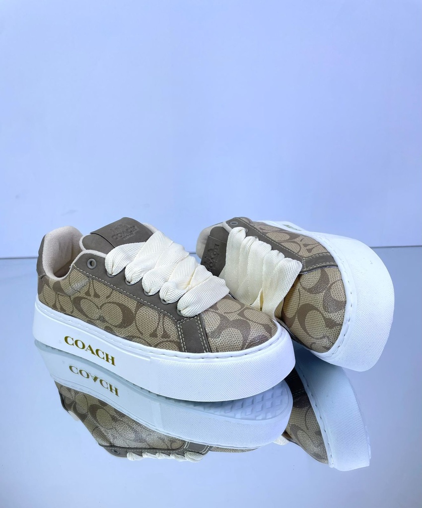 Coach Plataforma Cafe Cordon Beige SP S