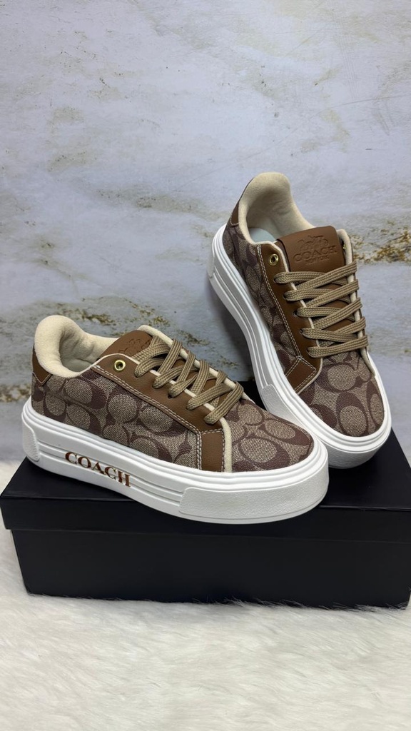 Coach Plataforma Cafe Cuero SP D