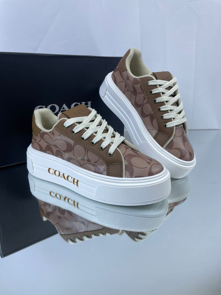 Coach Plataforma Cafe Cuero SP D