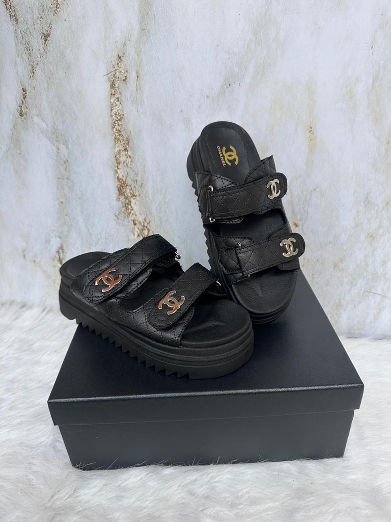 Sandalia Chanel Negra