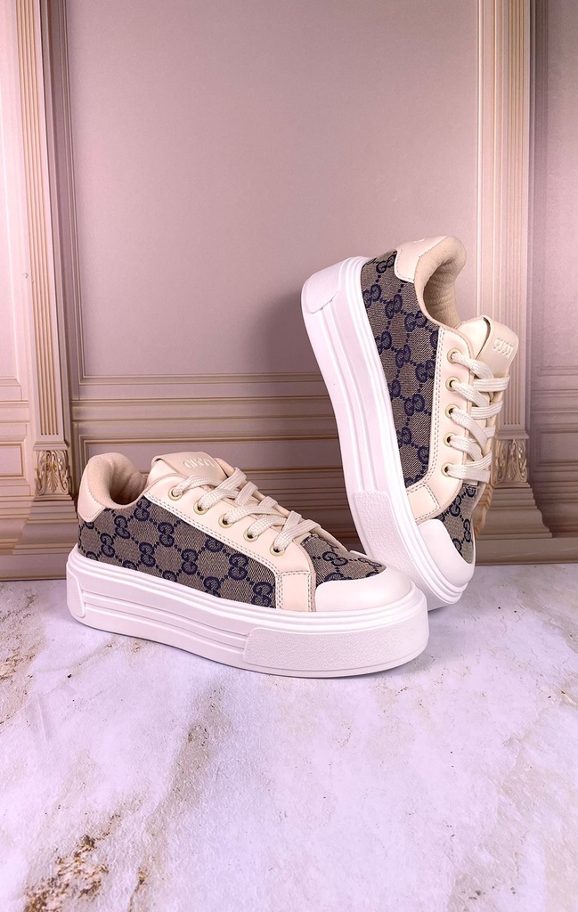 Gucci Plataforma Gris Azul