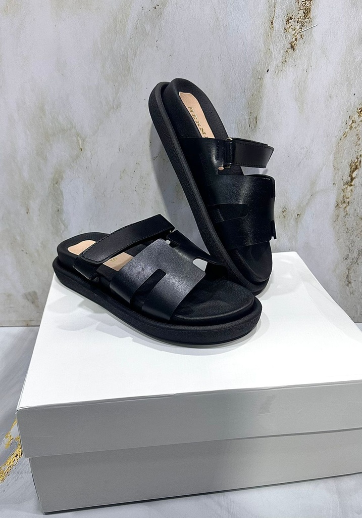 Sandalia Hermes Negro D