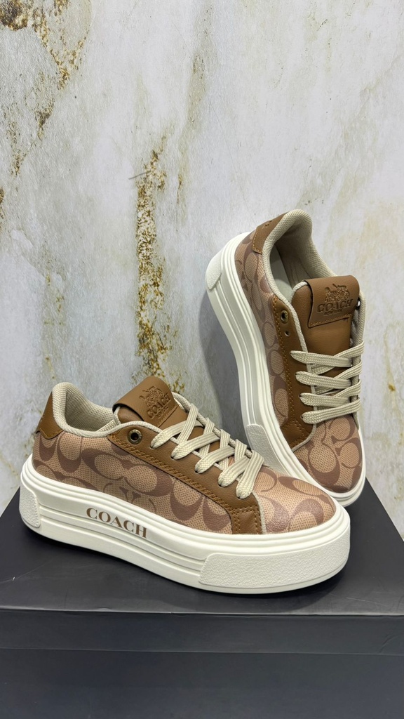 Coach Plataforma Cafe Cuero SP J