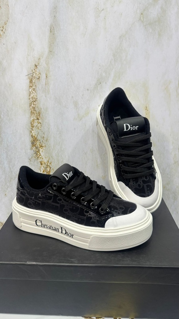 Christian Dior Negro Charol Gamuza J