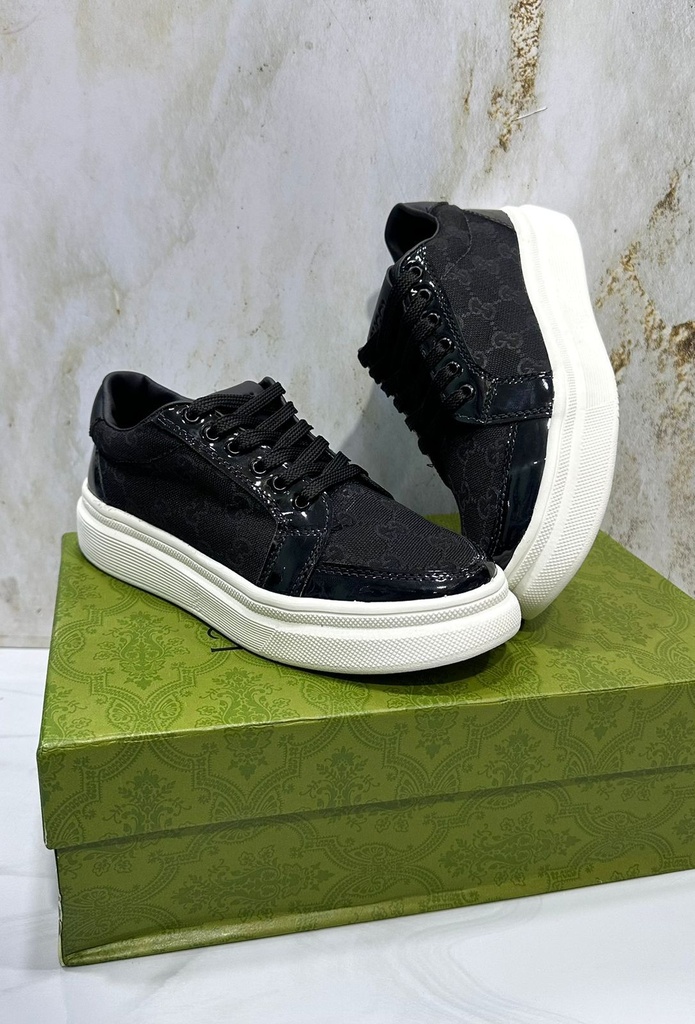 Gucci Negro Tela Charol 