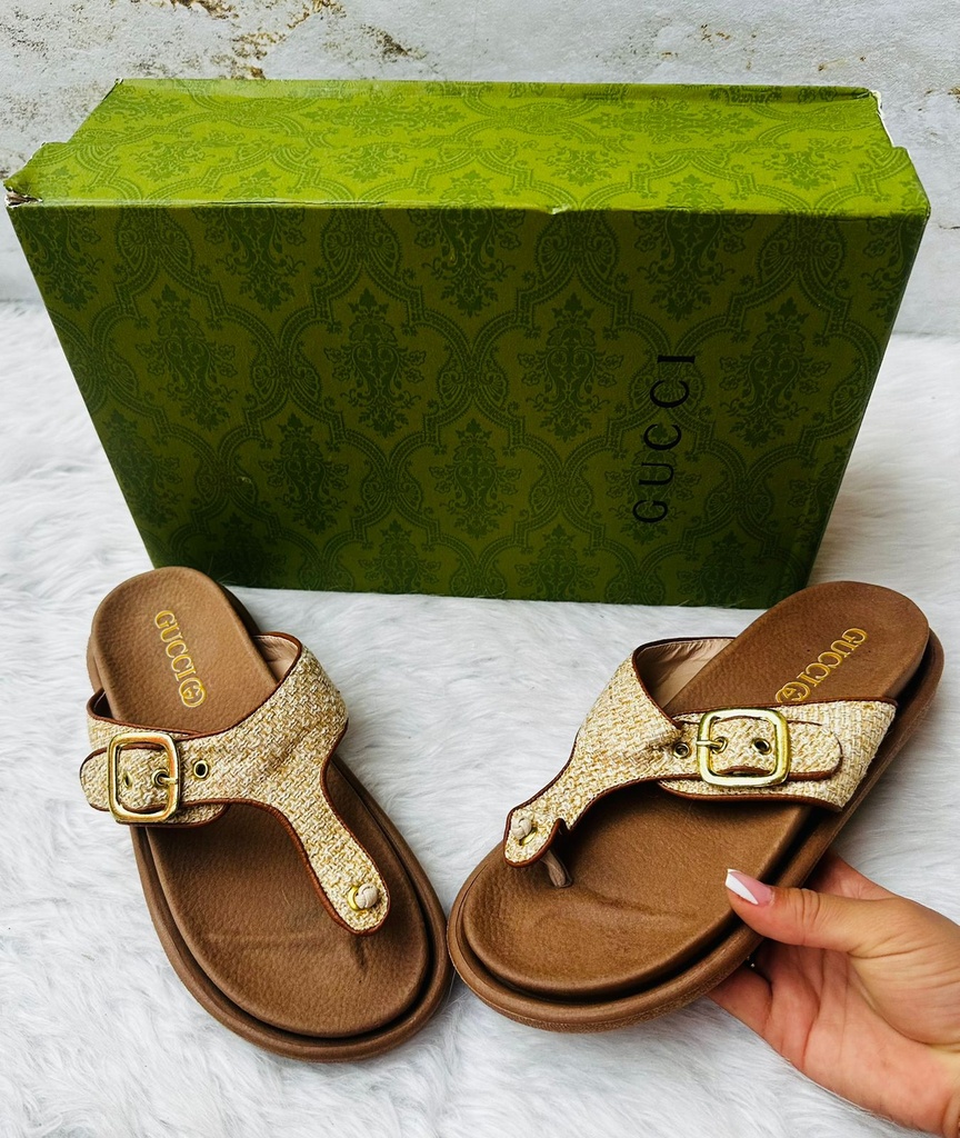 Sandalia Gucci Cafe Bajito B