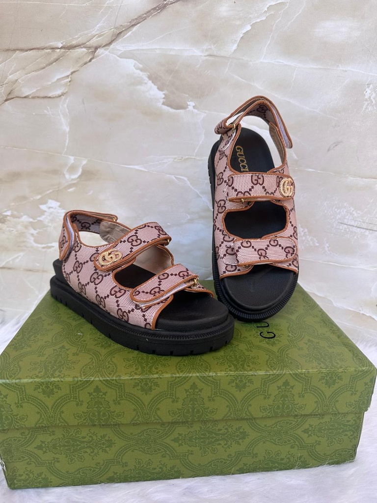 Sandalia Gucci Cafe Correa Suela Negra