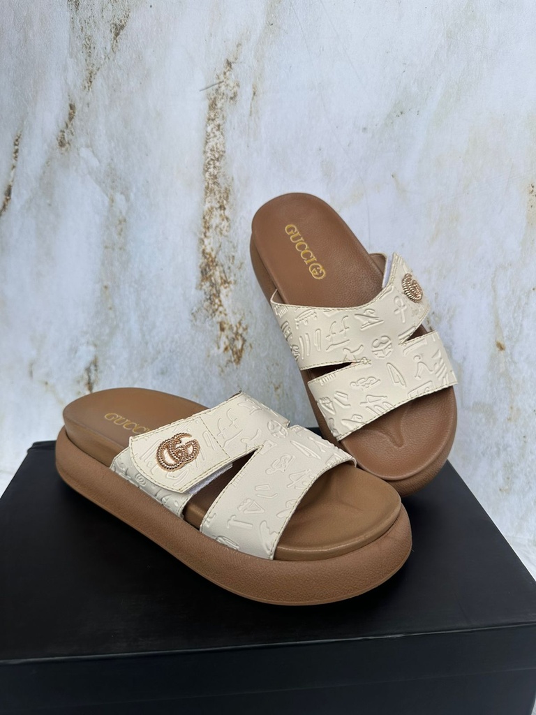 Sandalia Gucci Suela Café  