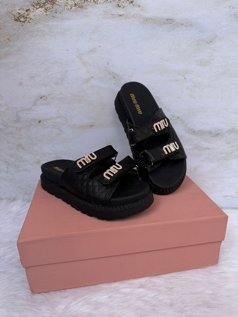 Sandalia Miu Miu Negra DI
