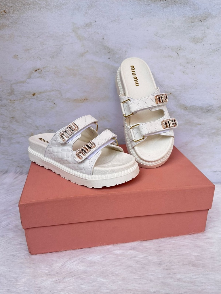 Sandalia Miu Miu Blanco DI 
