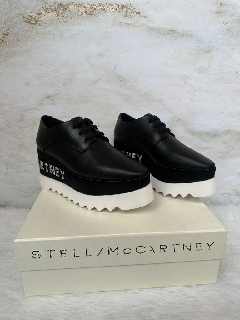 Stella McCartney Elyse Negro Suela Blanca