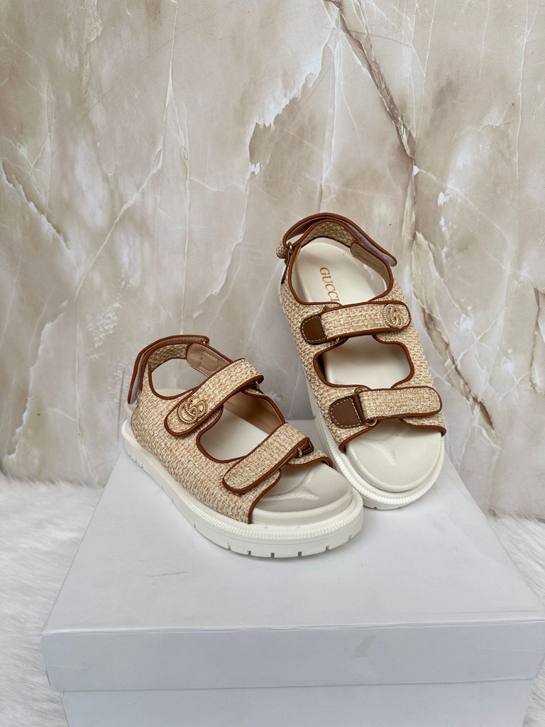 Sandalia Gucci Tejido Correa
