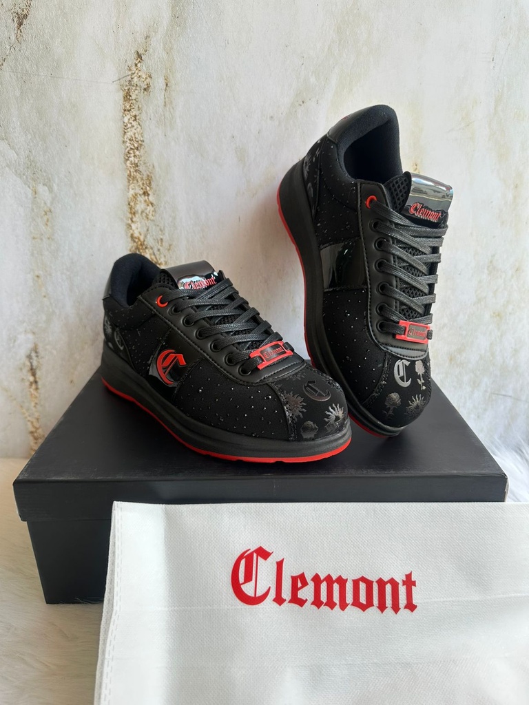 Clemont Gamuza Suela Roja Perlado S