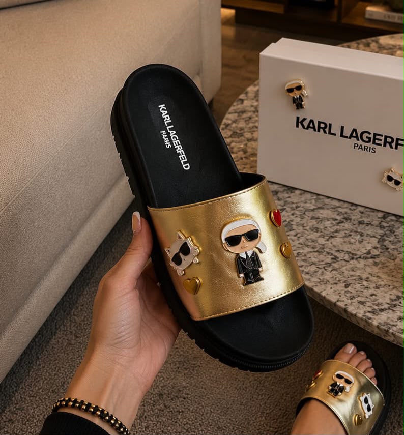 Sandalia Karl Lagerfeld Dorada