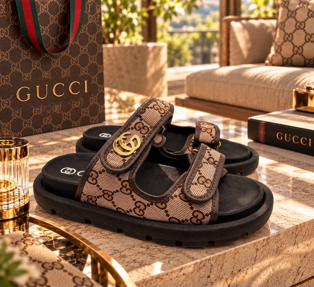 Sandalia Gucci Correa Cafe 2