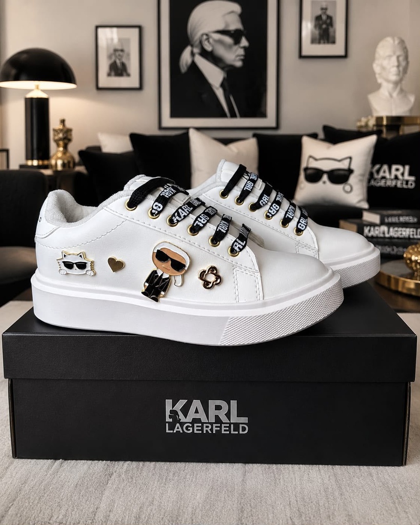 Karl Lagerfeld Blanco Figuras 
