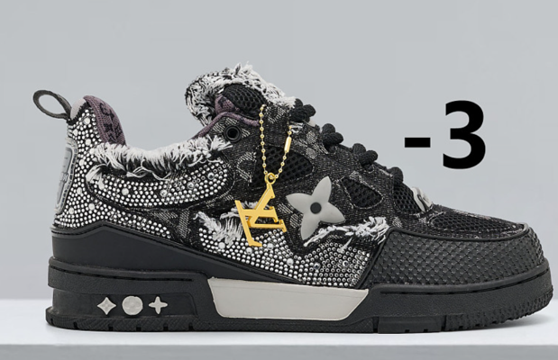 Louis Vuitton Skate Gris Brillos