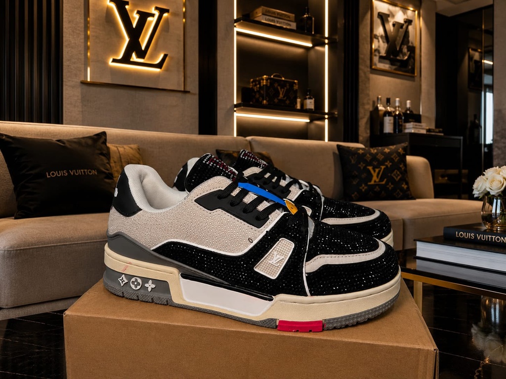 Louis Vuitton Trainer Gris Perlado