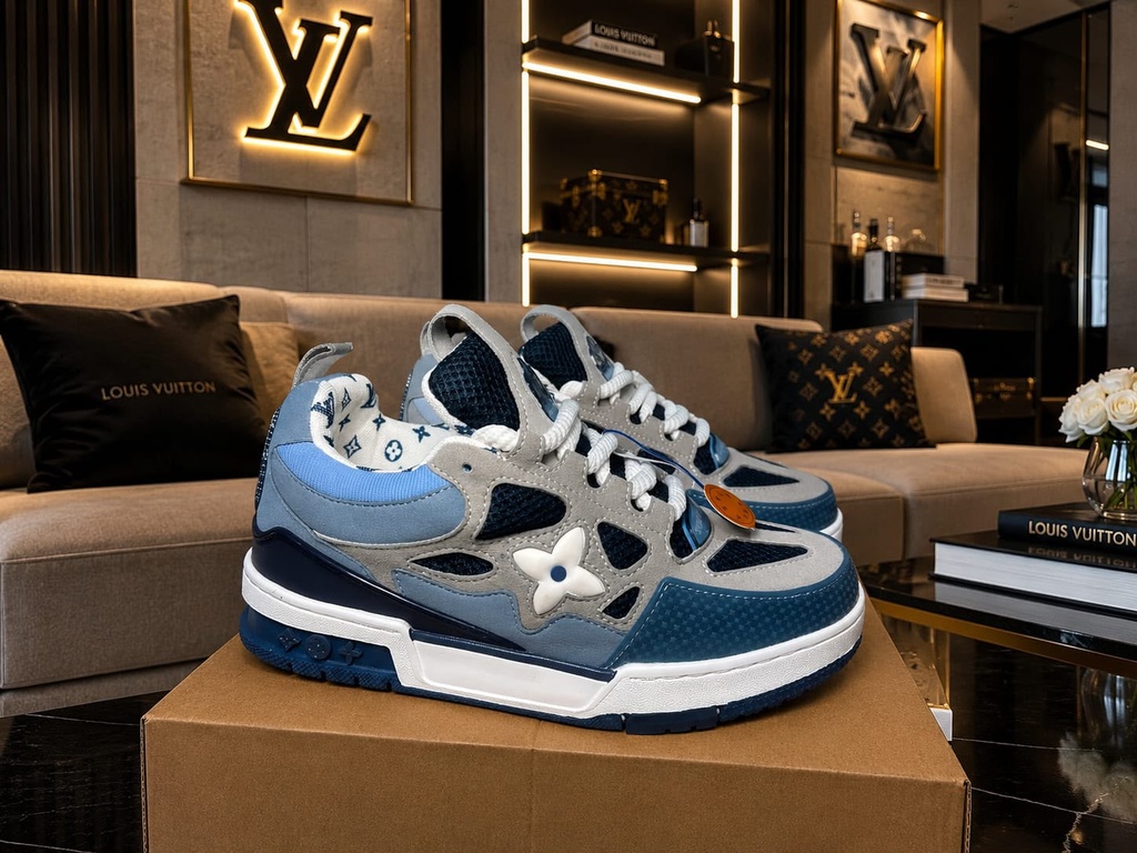 Louis Vuitton Skate Gris Azul