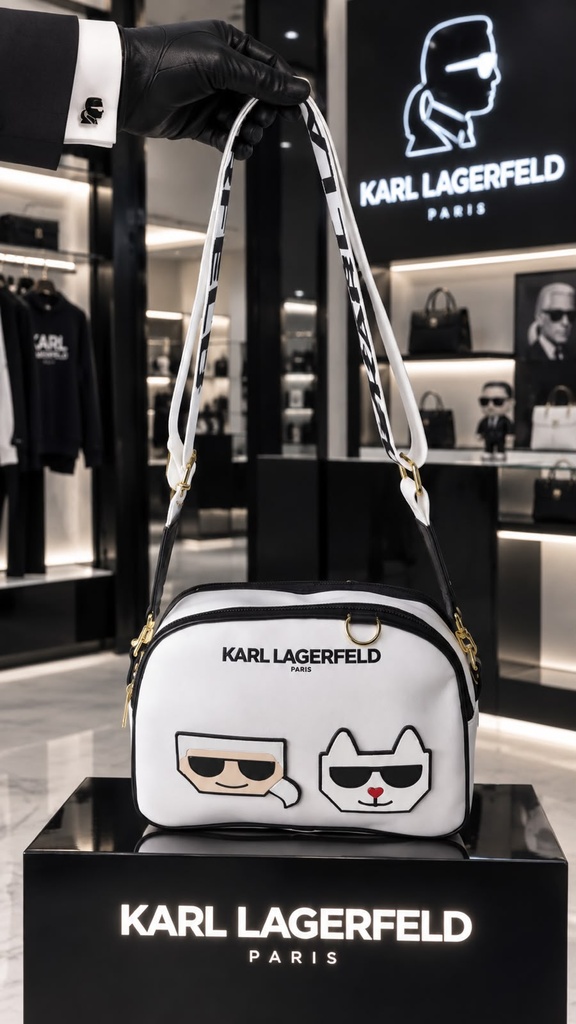 Bolso Karl Lagerfeld Blanco Diseño