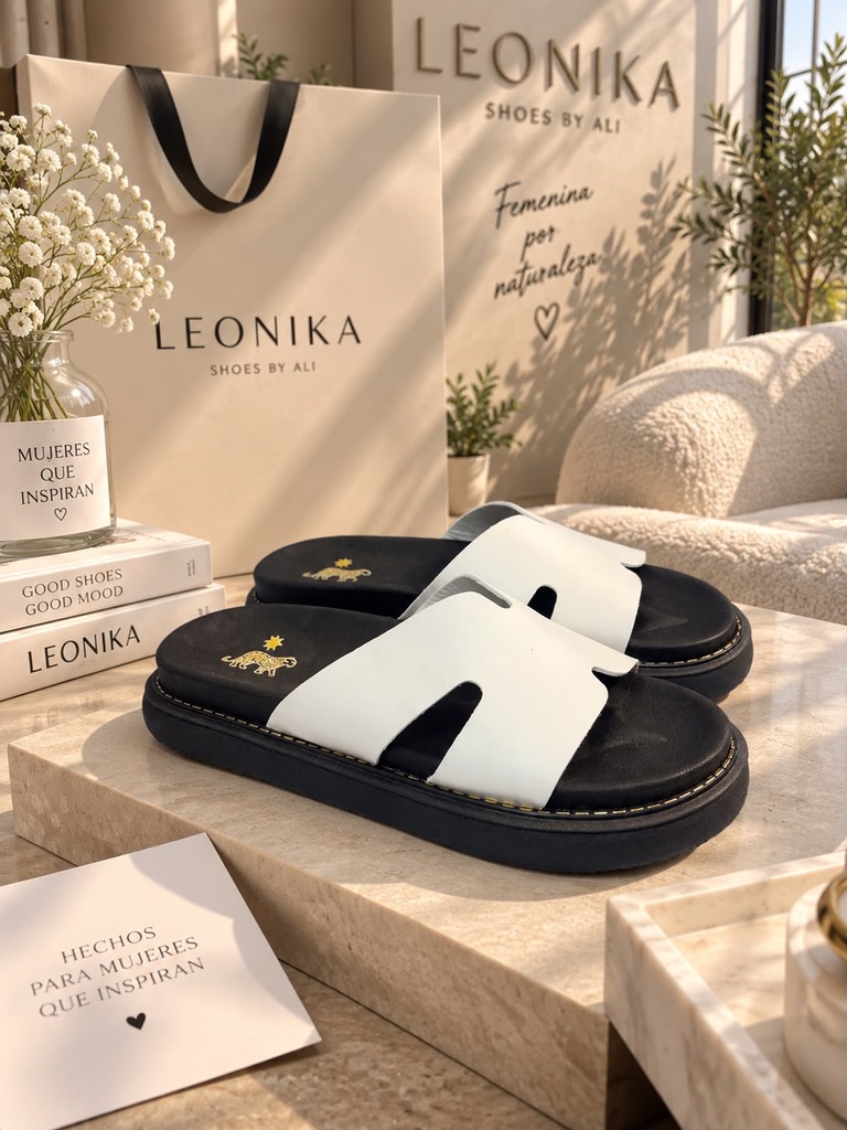 Sandalia Leonika Blanca 2