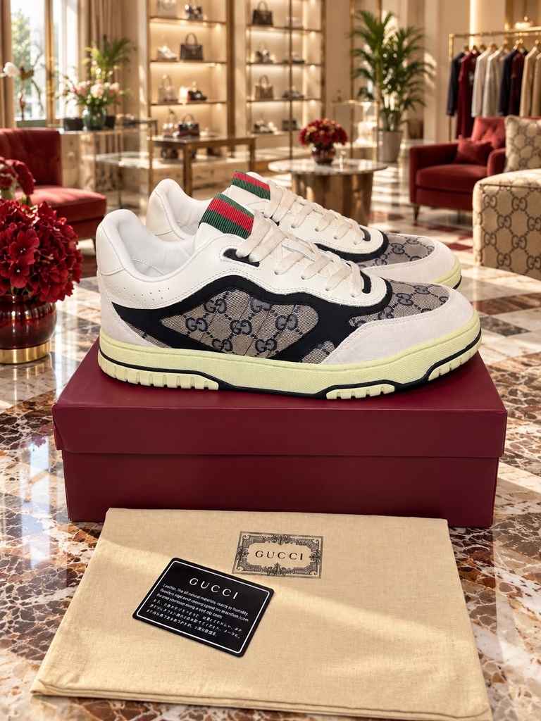 Gucci Re Web Beige Gris