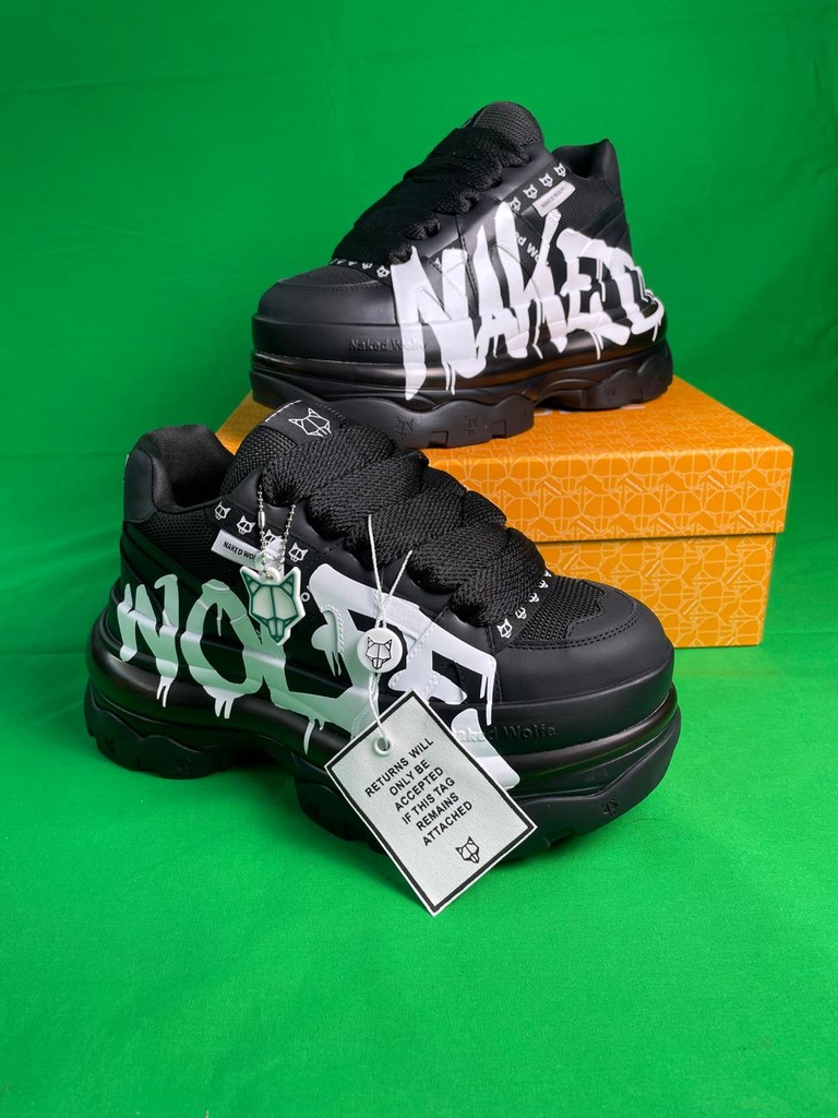 Naked Wolfe Grafiti Camara Negro