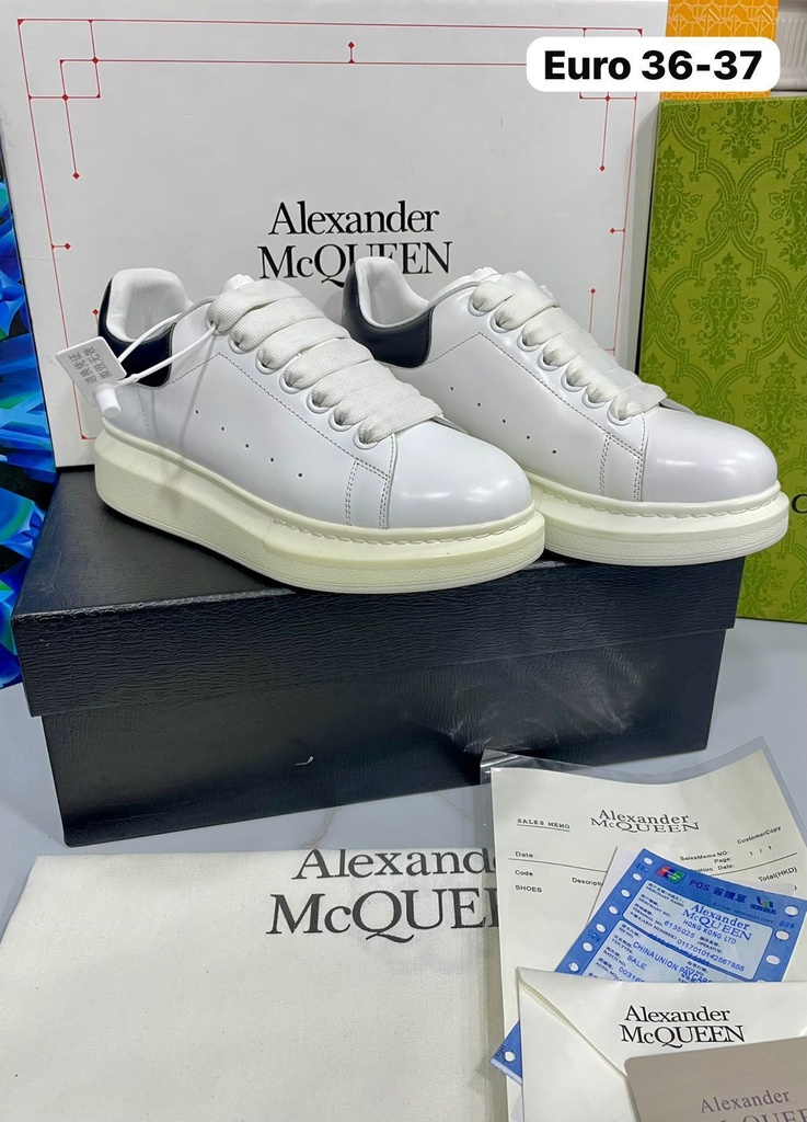 Alexander Mcqueen Blanco Negro Promocion