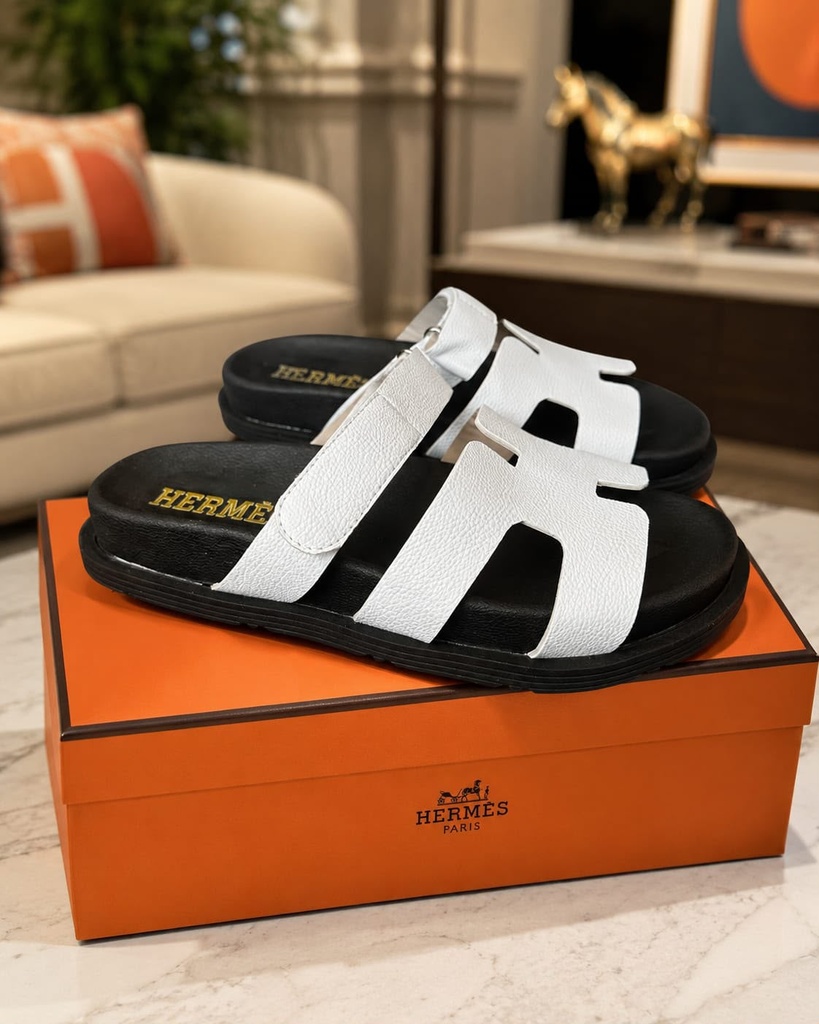 Sandalia Hermes Blanco 