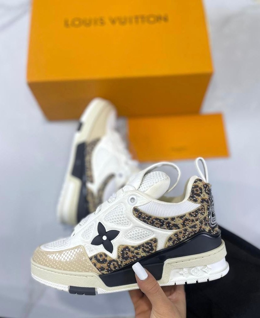 Louis Vuitton Skate Flor Blanco Cafe