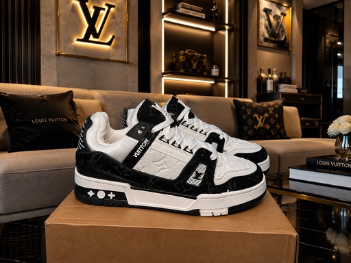 Louis Vuitton Trainer Negro Blanco
