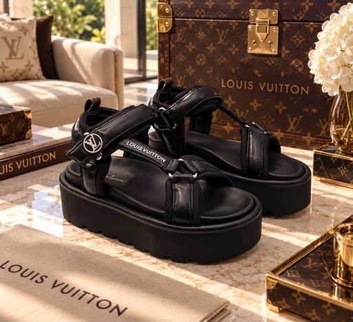 Louis Vuitton Sandalia Plataforma