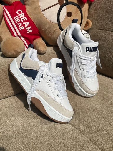 Puma Logo Blanco Turqui PM140