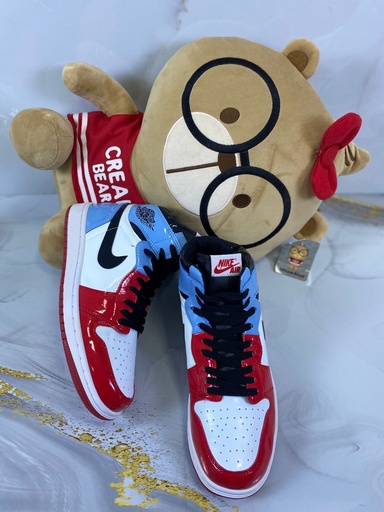 Jordan Retro 1 Bota Charol Rojo JD111