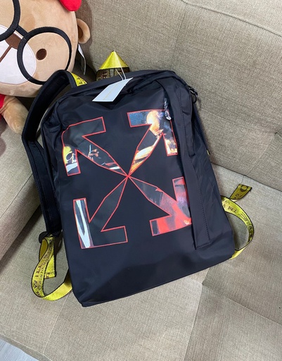 Maletin Off White Negro Amarillo
