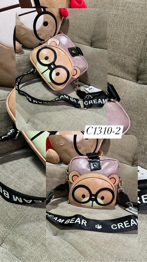 Maletin Cream Bear C1310-2
