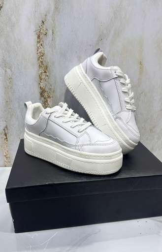 DIOR BLANCO PLATAFORMA TEJIDO