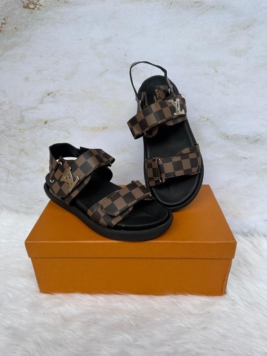 Sandalia Louis Vuitton Cafe Correa Hebilla 