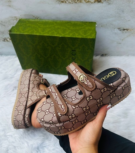 Sandalia Gucci Plataforma Cafe Correa
