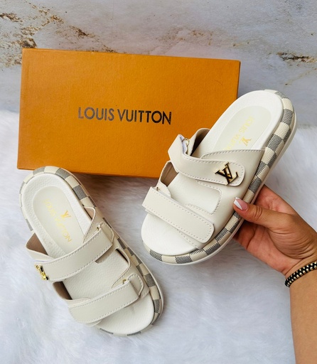 Sandalia Louis Vuitton Suela Cuadros Lisa