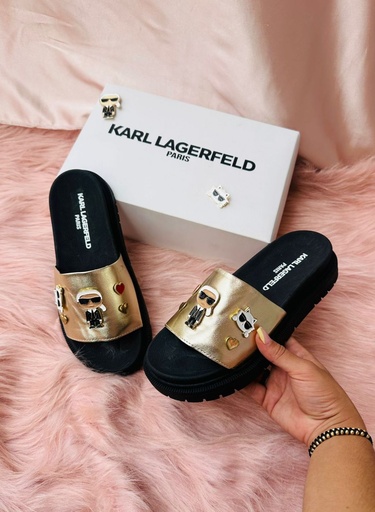 Sandalia Karl Lagerfeld Dorada