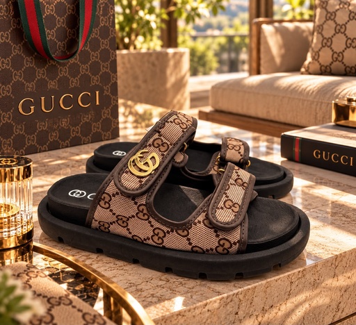 Sandalia Gucci Correa Cafe 2