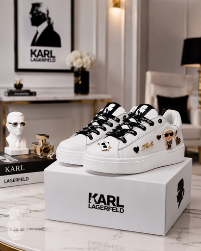 Karl Lagerfeld Blanco Figuras 3