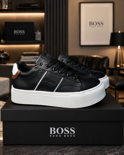Hugo Boss Plataforma Negro 