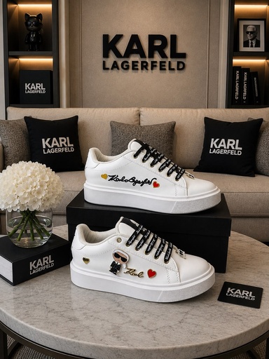 Karl Lagerfeld Blanco Figuras 2