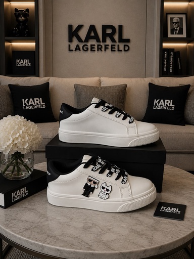 Karl Lagerfeld Blanco Logo
