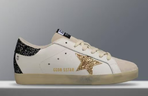 Golden Goose Blanco Dorado Brillos