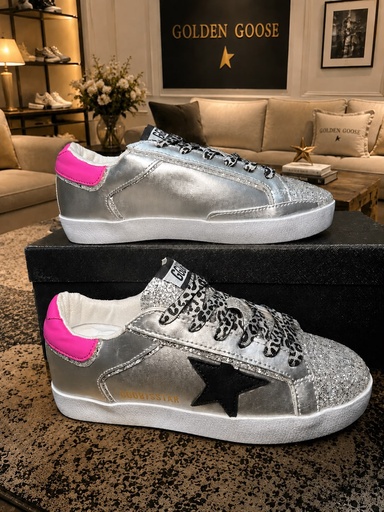 Golden Goose Plateado rosado