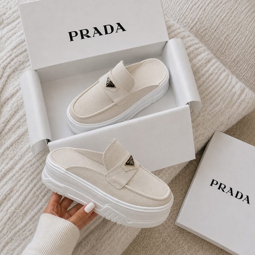 Sueco Prada Beige 1